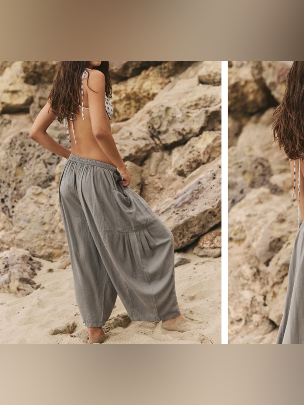 NWOT Free People Quinn Pants - Aven Grey - XS - Picture 3 of 9